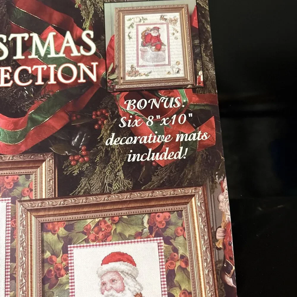 Vintage Cross Stitch Christmas Pattern Lot Of 3. leisure Arts, Gloria & Pat, BKW